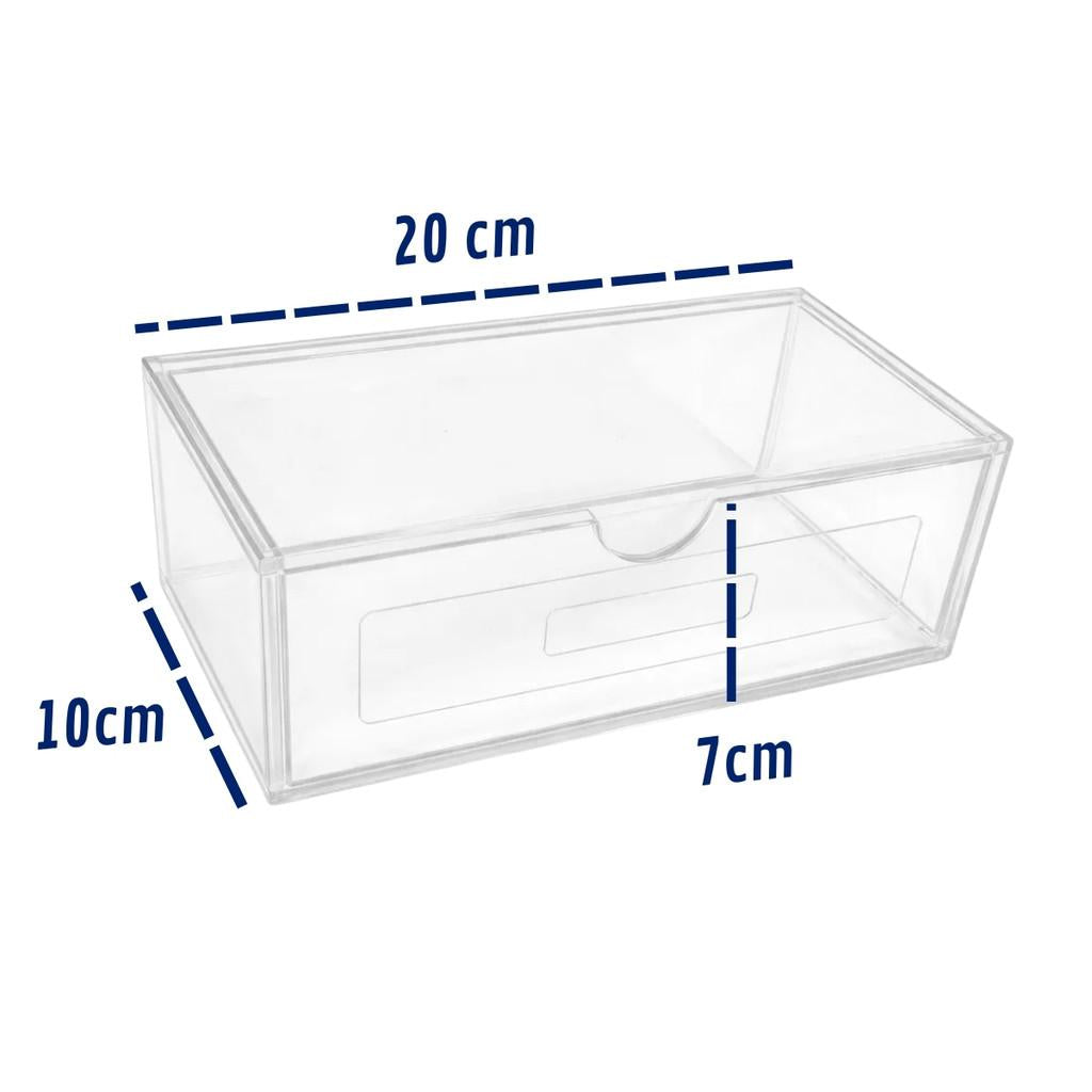 Caixa Porta Óculos Transparente Luxo Design Moderno Organização Residencial Proteção Lentes Acessórios Ópticos Armazenamento Seguro Estilo Minimalista Uso Diário Exposição Elegante Bancada Gaveta Closet Quarto Escritório Durabilidade Acabamento Premium