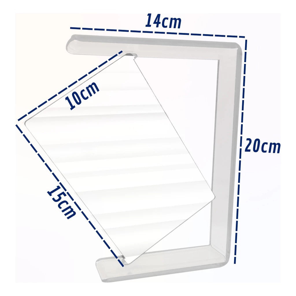 Kit 2 Porta Retrato Giratório A6 Foto Fotografia Suporte