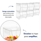 Baleiro 6 Pçs Doces Balas Display Balcão Bancada Expositor