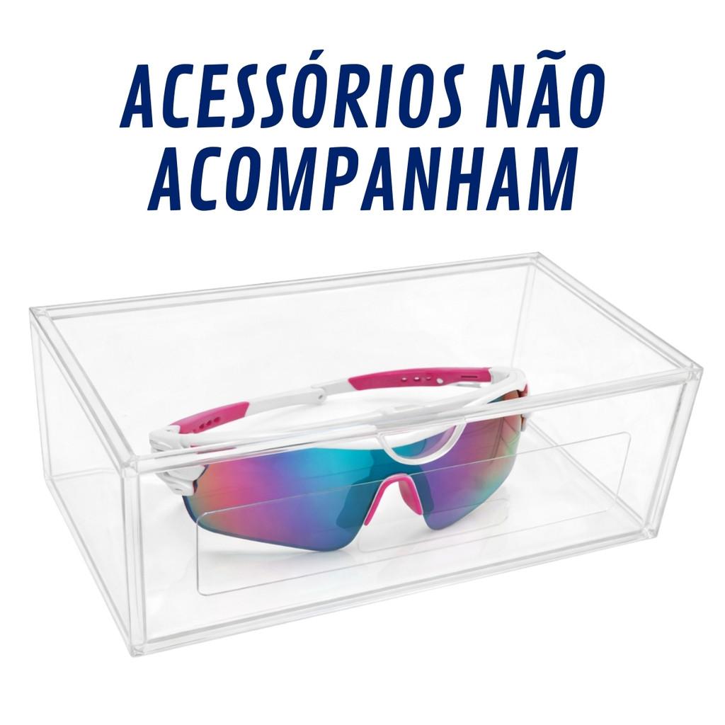Caixa Porta Óculos Transparente Luxo Design Moderno Organização Residencial Proteção Lentes Acessórios Ópticos Armazenamento Seguro Estilo Minimalista Uso Diário Exposição Elegante Bancada Gaveta Closet Quarto Escritório Durabilidade Acabamento Premium