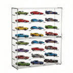Expositor Hot Wheels 24 Carrinhos Modular Suporte Display Coleção Empilhavel Encaixável