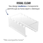 Expositor Acrílico para Tiara e Arcos 20x13x9cm Transparente