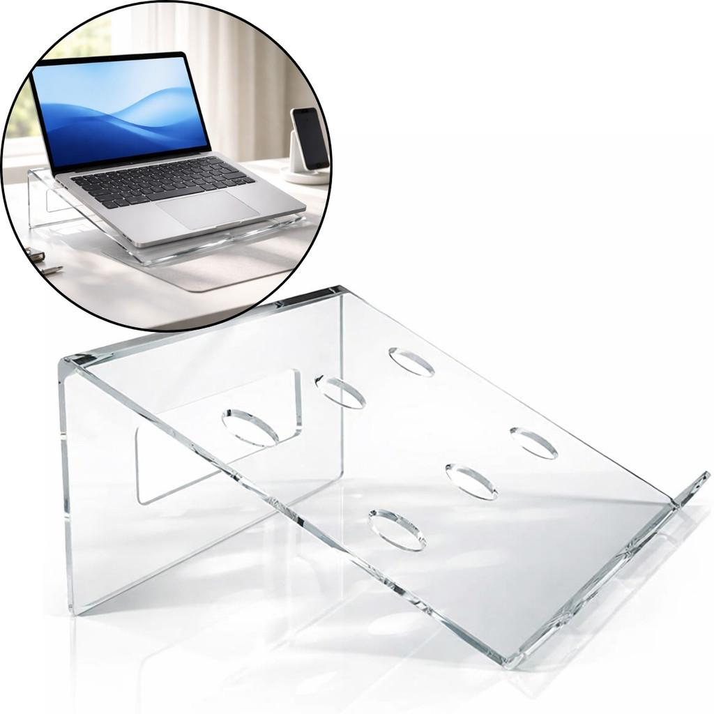 Suporte Notebook Acrílico Computador Ergonômico Apoio Laptop