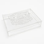 Caixa Umidor Acrílico para Charutos Premium 22x15cm Luxo