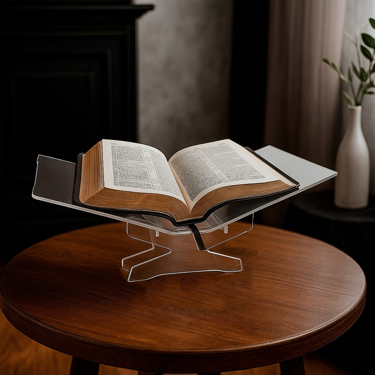 Suporte Acrílico Premium para Bíblia Grande Altar Culto Igreja