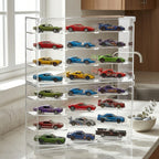 Expositor Hot Wheels 24 Carrinhos Modular Suporte Display Coleção Empilhavel Encaixável