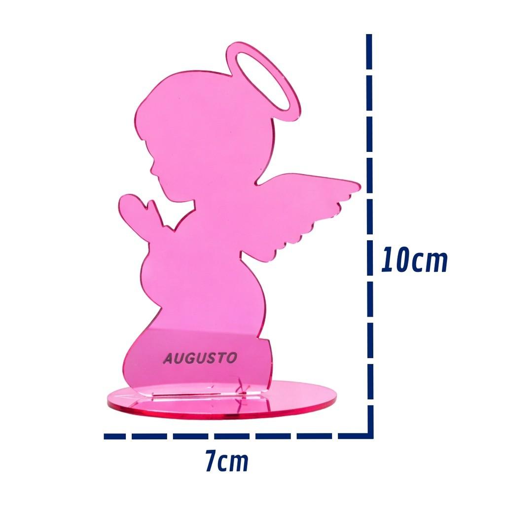 5 Pçs Lembrancinha Anjinho Personalizado Nome Bebê Batizado Enfeite Festa Nascimento Chá Fraldas Presente Criativo Decoração Quarto Menino Menina Detalhes Fofos Original Luxo Exclusivo Tema Angel Coleção Artesanal Elegante Charmoso Inesquecível Recordação