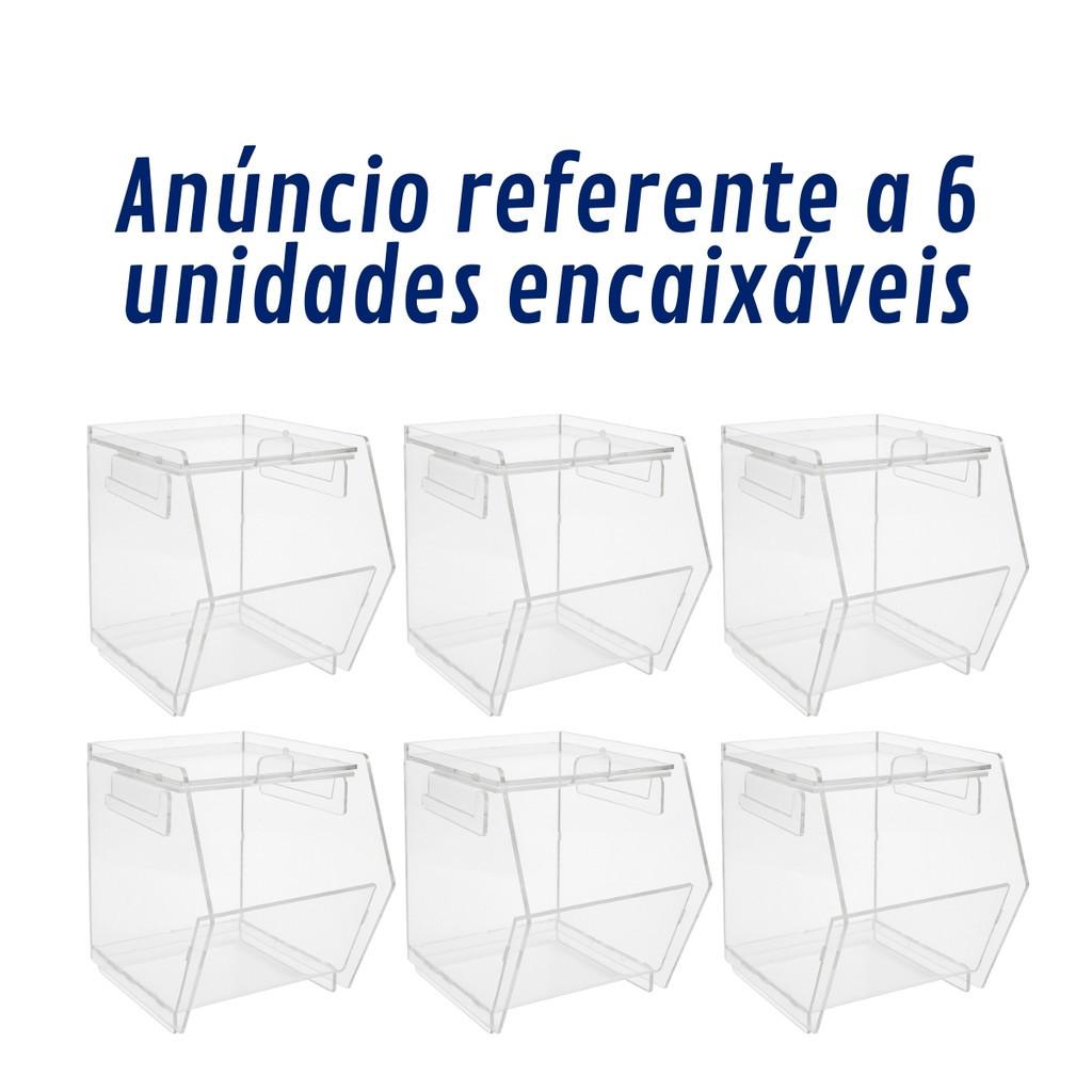 Baleiro 6 Pçs Doces Balas Display Balcão Bancada Expositor