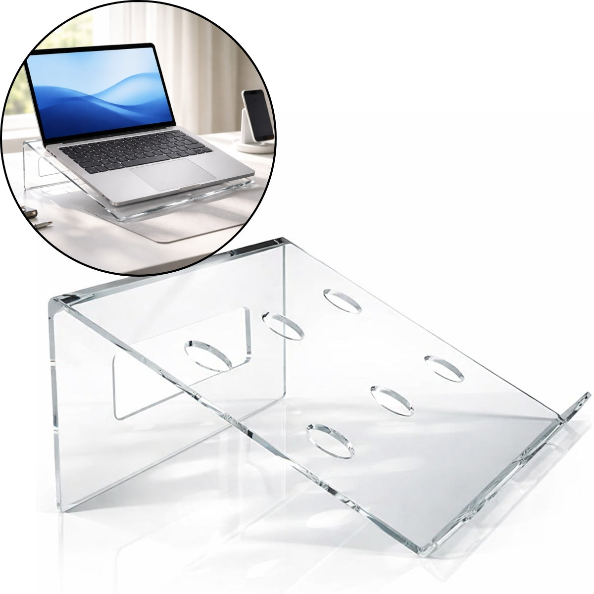 Suporte Notebook PC Acrilico