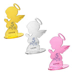 5 Pçs Lembrancinha Anjinho Personalizado Nome Bebê Batizado Enfeite Festa Nascimento Chá Fraldas Presente Criativo Decoração Quarto Menino Menina Detalhes Fofos Original Luxo Exclusivo Tema Angel Coleção Artesanal Elegante Charmoso Inesquecível Recordação