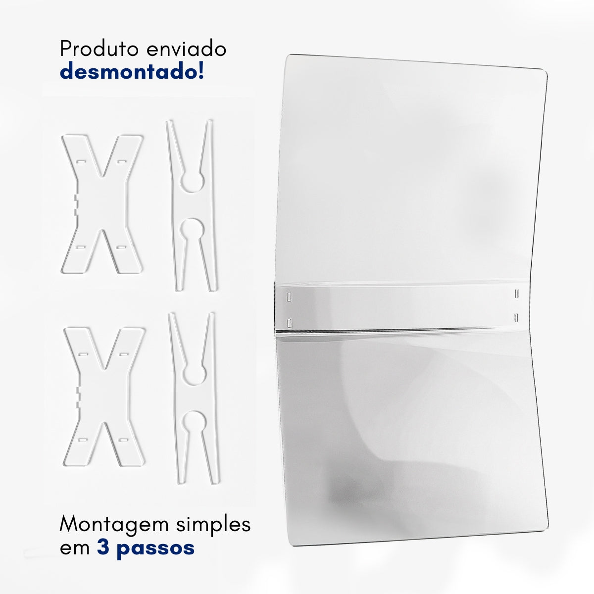 Suporte Acrílico Premium para Bíblia Grande Altar Culto Igreja