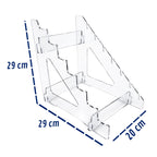 Suporte Acrílico para 7 Facas - Expositor Vertical Organizador