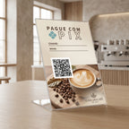 Base Acrilico A5 Porta Retrato Folheto