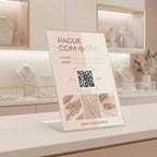 Base Acrilico A6 Porta Retrato Folheto