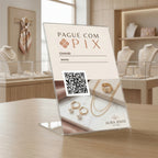 Base Acrilico A6 Porta Retrato Folheto