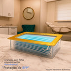 Porta Mascara Descartavel Suporte Organizador Mesa Acrílico