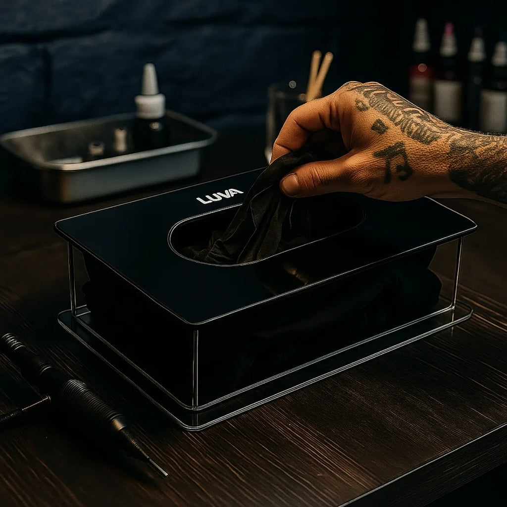 Caixa Acrílico Porta Luva Máscara Touca Profissional Médico