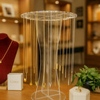 Porta Colar Expositor Display Joias 16 Espaços Vitrine Clean