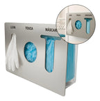 Organizador Luva Touca Máscara Acrílico Dispenser Epi Luxo