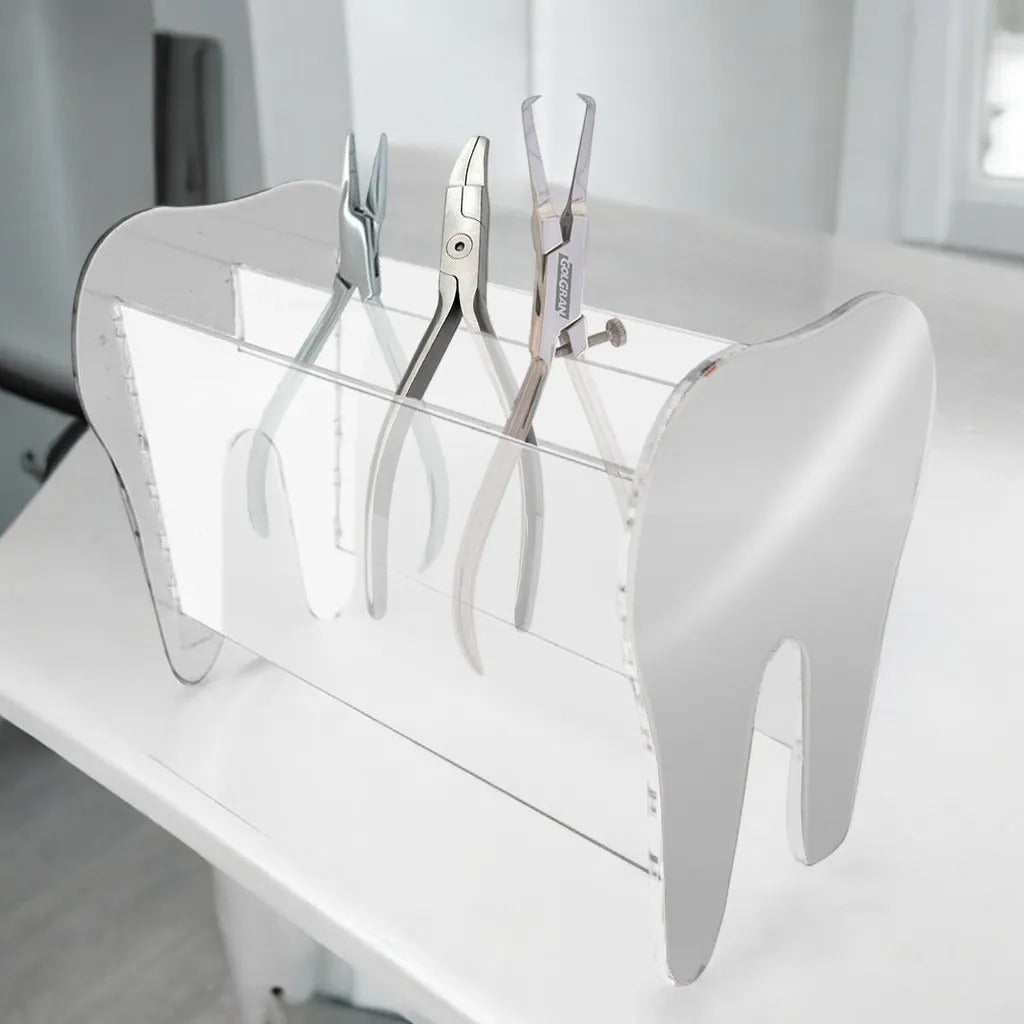 Porta Alicate Dentista Acrílico Suporte Instrumentos
