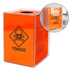 Caixa Coletora Descarpack Suporte Tóxico 3l Parede Mesa