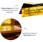 Suporte Bíblia Grande Púlpito Altar Igreja Versículo Frase