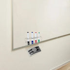 Kit 5 Suporte Acrilico Porta 4 Canetas 1 Apagador Lousa