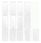 Espátulas Decoração Bolo 13 Pçs Confeiteiro Textura Desenho