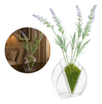 Vaso Planta Flor Acrílico Cristal Decorativo Sala Escritório