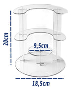 Prateleira 4 Andares Display Vitrine Balcão Loja Suporte