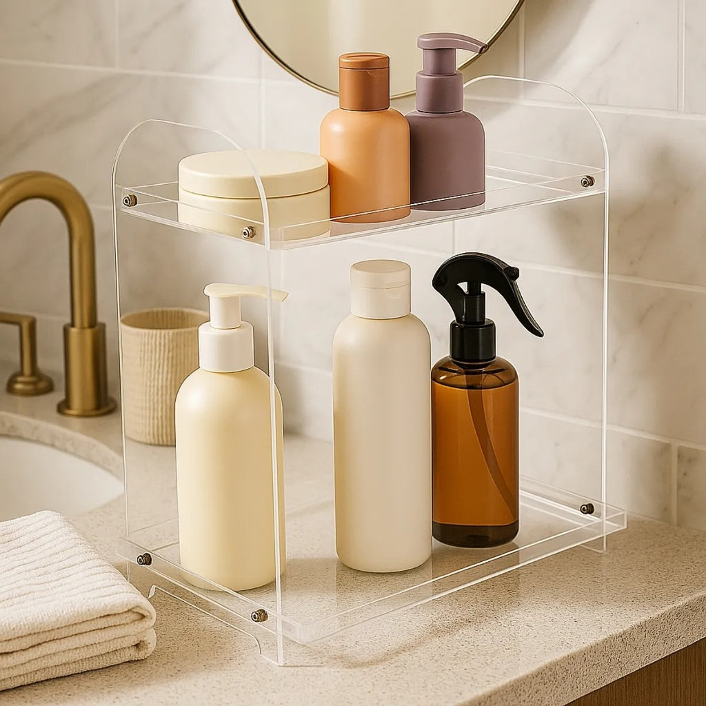 Porta Cremes Cabelo Higiene Perfumaria Shampoo Display Spa