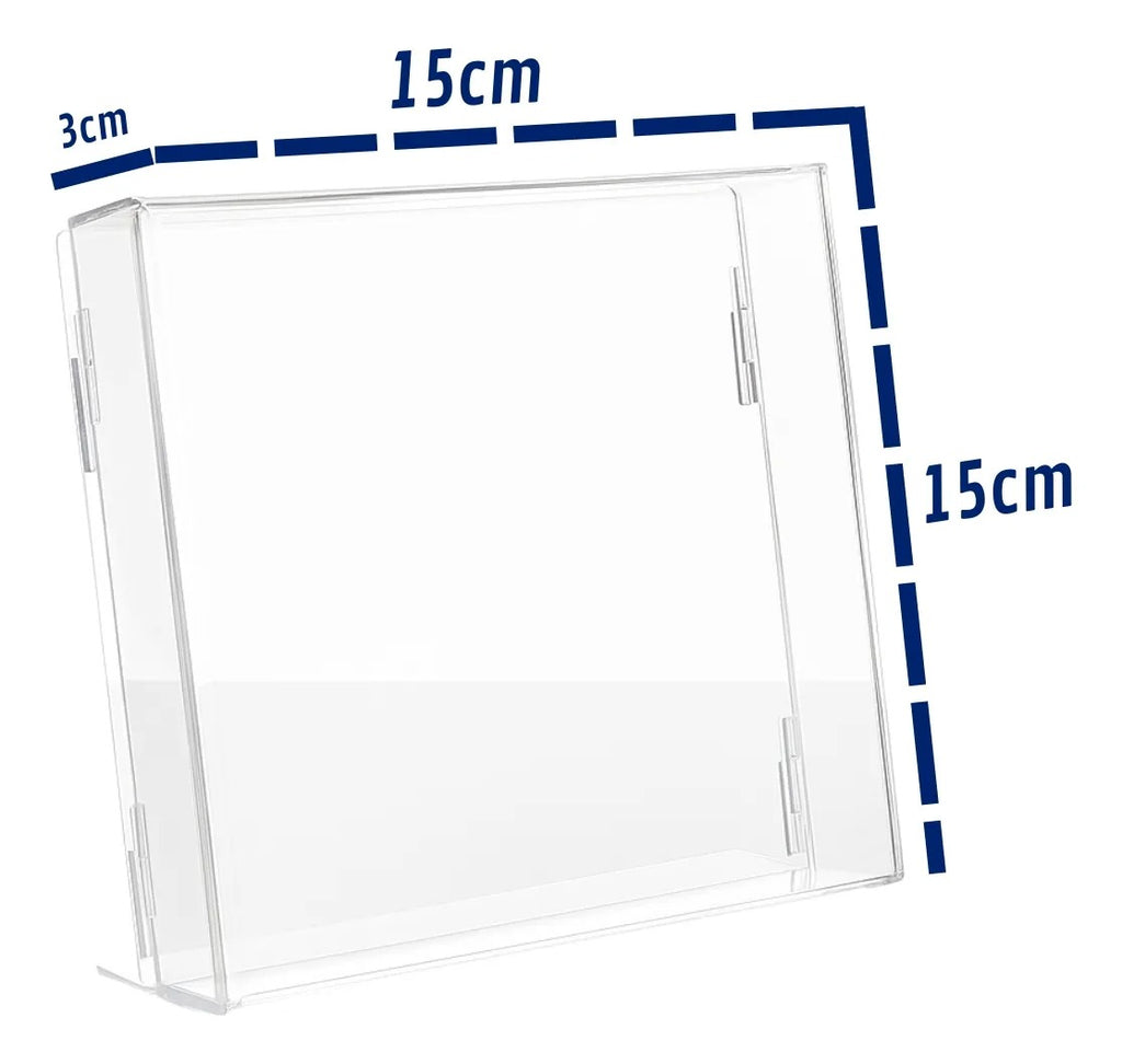 Caixa Fotos Moldura Expositora Objetos Lembranças Box Quadro