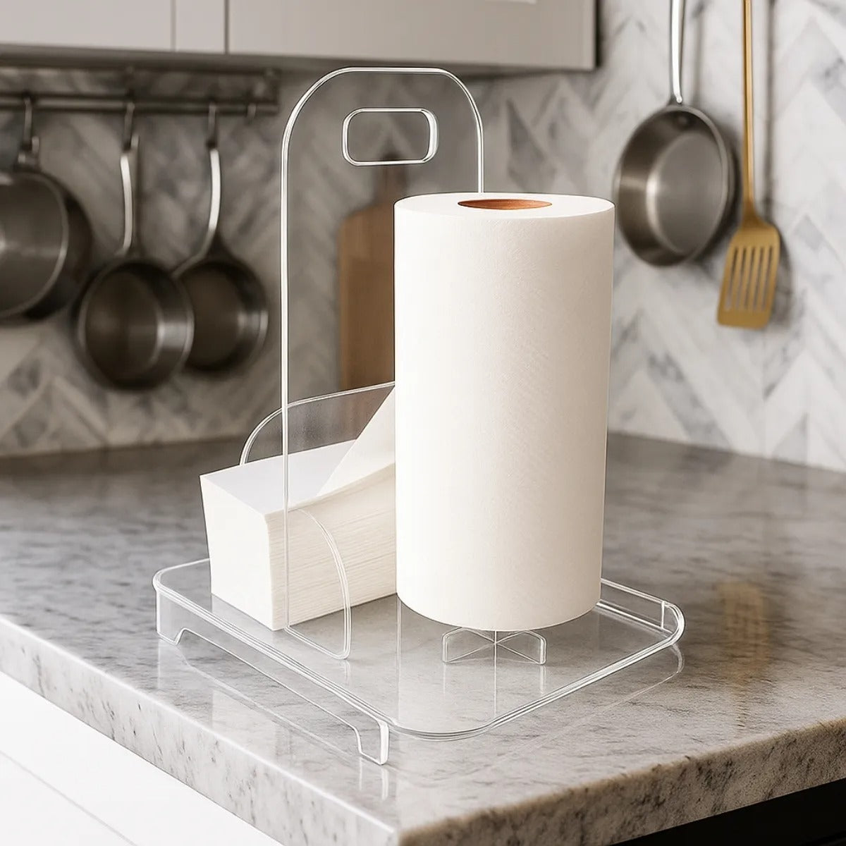 Porta Guardanapo Papel Toalha Lenço Mão Cozinha Bancada