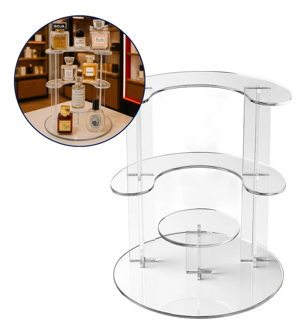 Prateleira 4 Andares Display Vitrine Balcão Loja Suporte