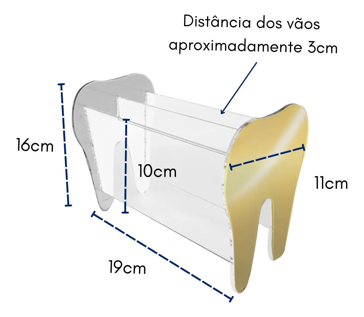Porta Alicate Dentista Acrílico Suporte Instrumentos