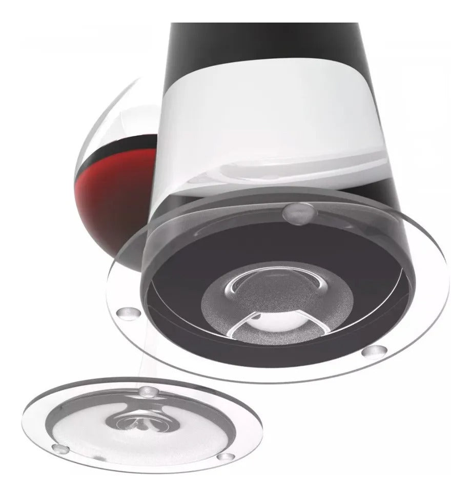 Jogo 6 Bolachas Porta Copo Acrílico Redondo Suporte