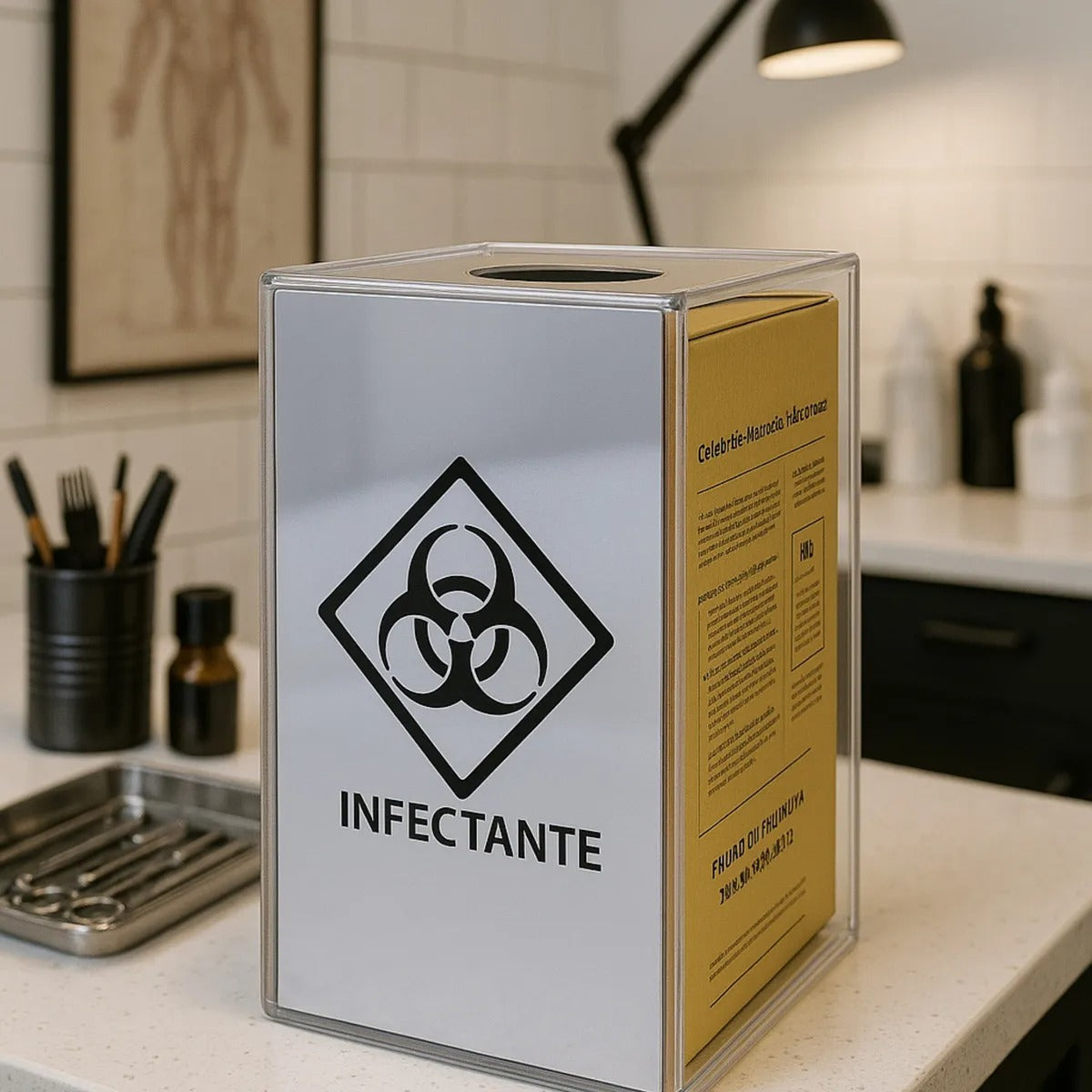 Organizador Caixa Coletora Descarpack 3l Parede Mesa Balcão