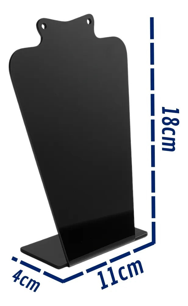 Porta Brinco 3 Pçs Expositor Colar Acrilico Corpo Joia Loja
