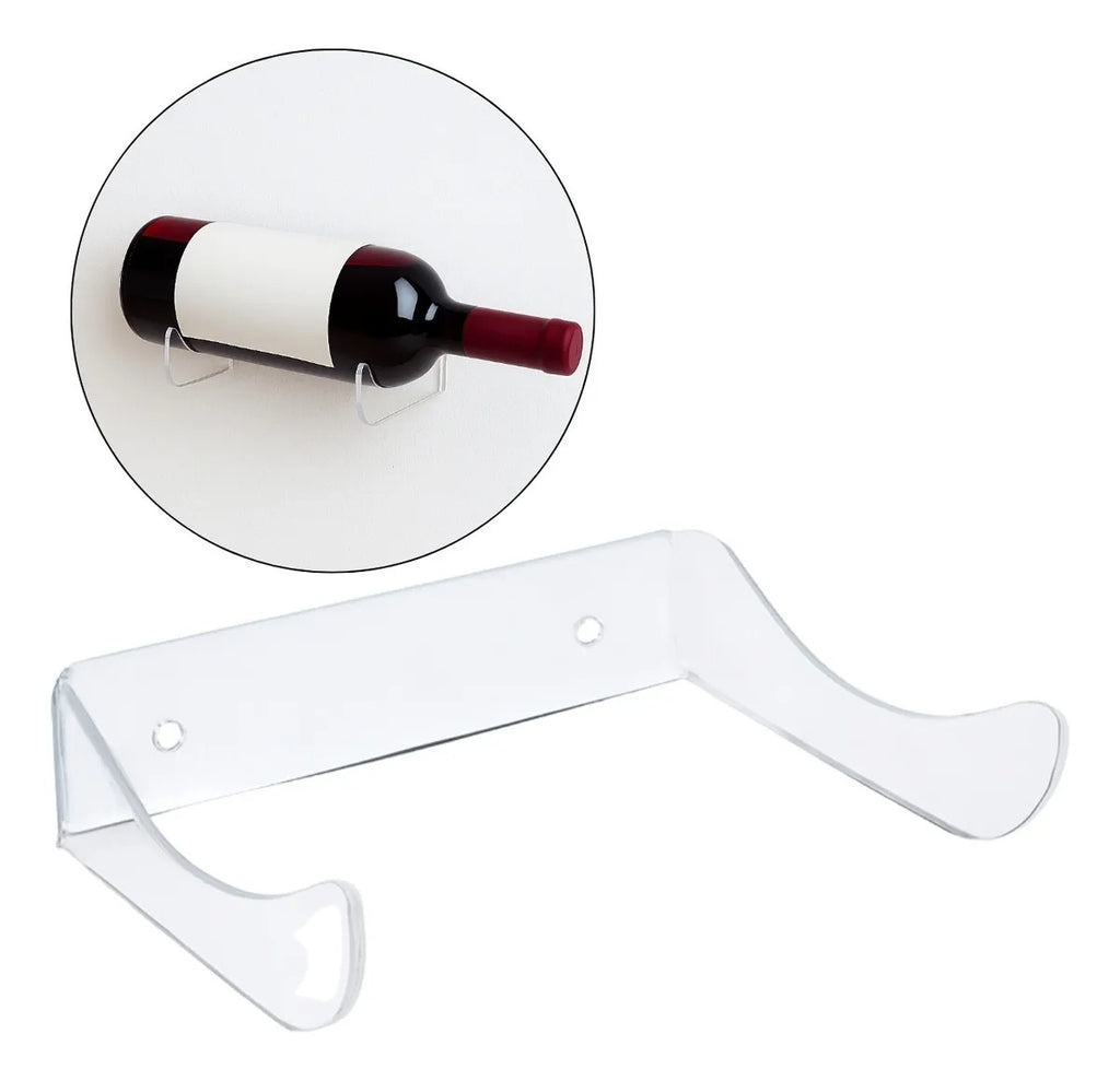 Expositor Vinho Parede Suporte Garrafa Adega Bar Decoração