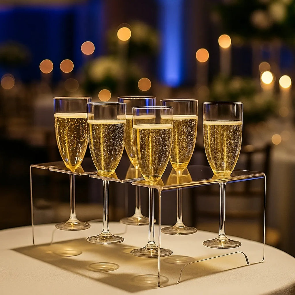 Porta Taças 6 Pç Festa Adega Exposição Organizador Expositor