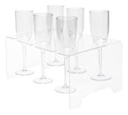 Porta Taças 6 Pç Festa Adega Exposição Organizador Expositor