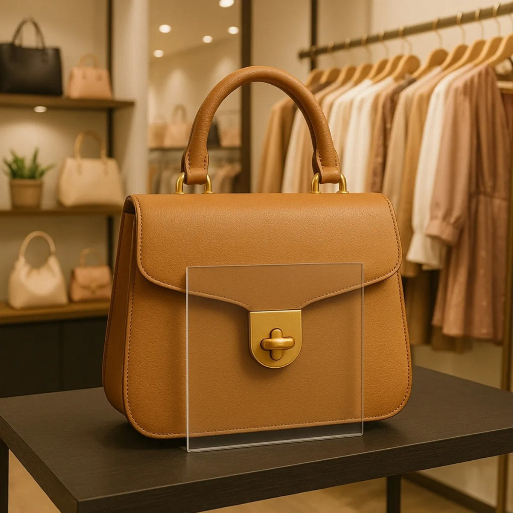 Kit 3 Expositor Bolsa 10x10cm Lojas Moda Feminina Display