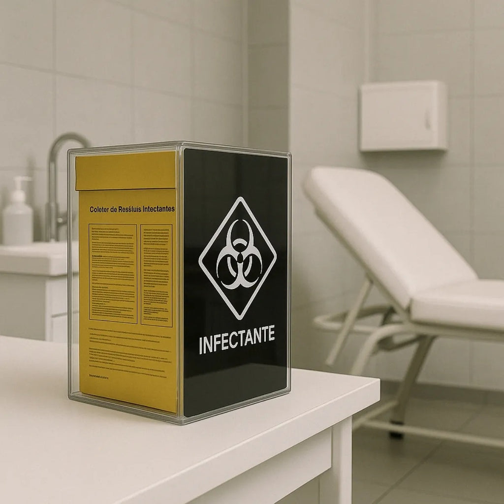 Organizador Caixa Coletora Descarpack 3l Parede Mesa Balcão