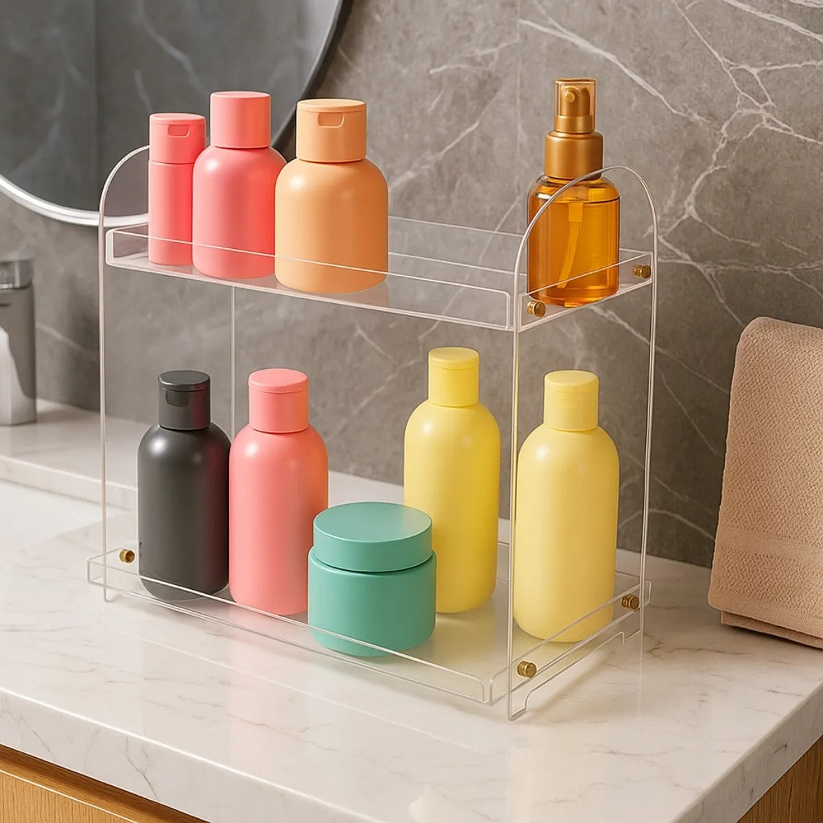 Porta Cremes Cabelo Higiene Perfumaria Shampoo Display Spa