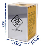 Organizador Caixa Coletora Descarpack 3l Parede Mesa Balcão