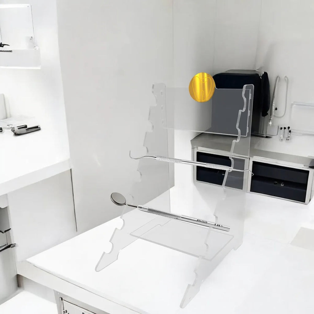 Organizador Acrílico Consultório Dentista 7 Ferramentas Luxo