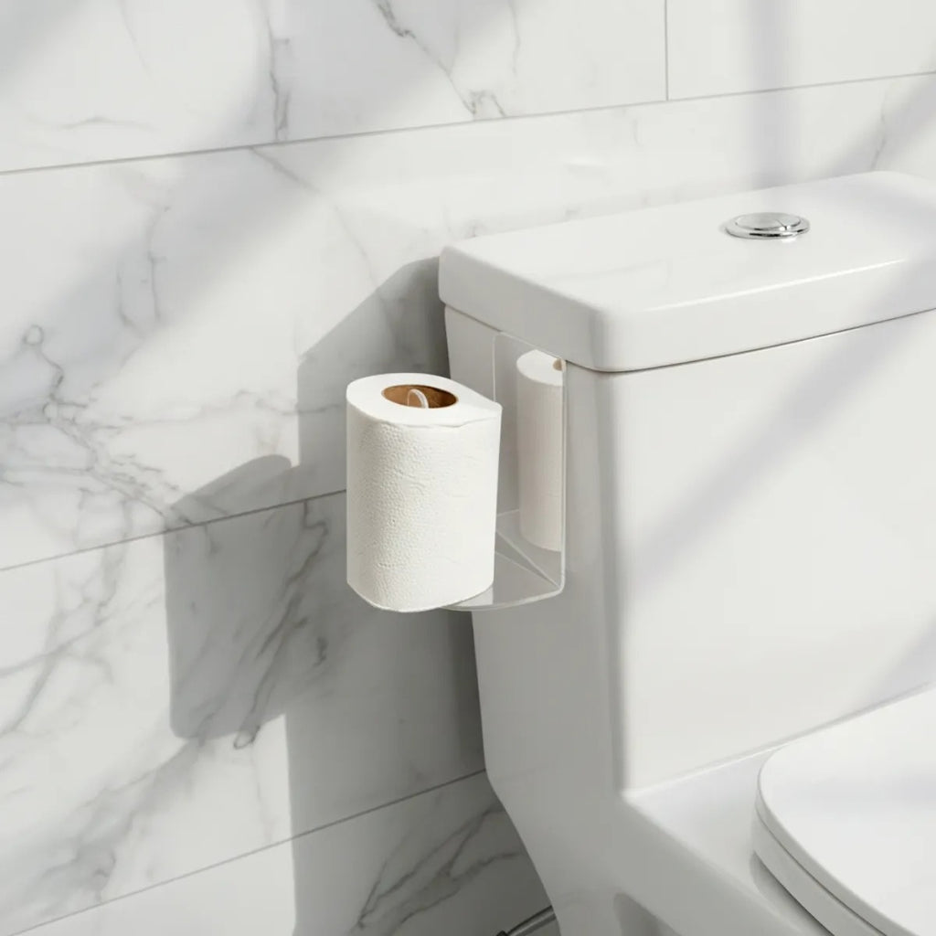 Porta Papel Caixa Acoplada Higiênico Privada Banheiro Lavabo