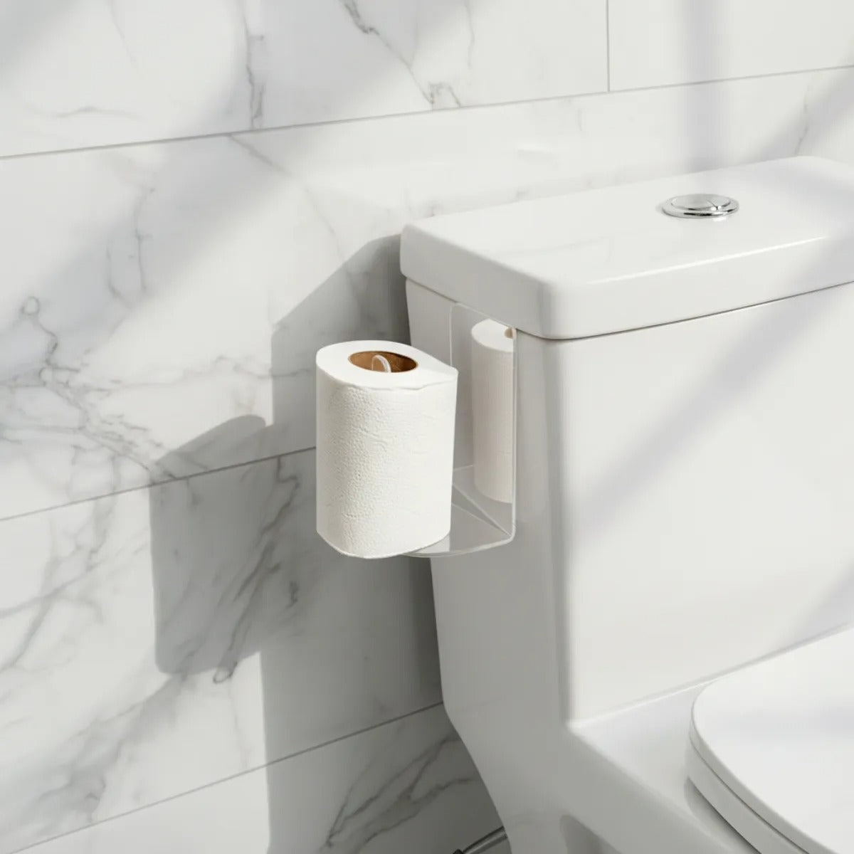 Porta Papel Caixa Acoplada Higiênico Privada Banheiro Lavabo