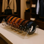 Expositor 7 Cintos Cinteiro Balcão Loja Vitrine Suporte