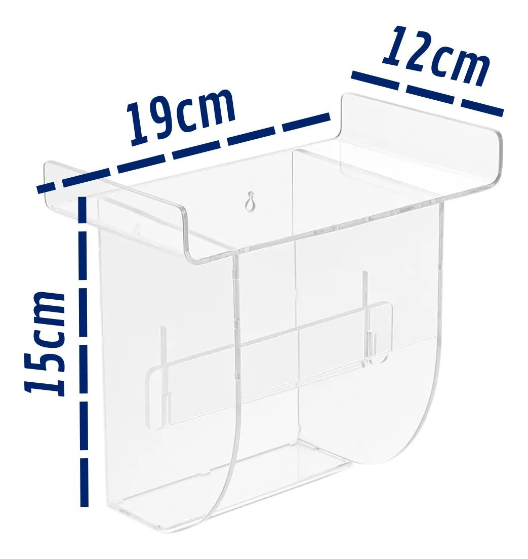 Suporte Papel Higiênico Apoio Celular Objeto Banheiro Lavabo